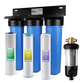 Rswhb007 Ispring 20 Inch Big Blue Whole House Water Filter System With Sediment Carbon