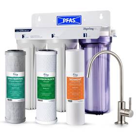 Us31-pf Ispring Classic 3-stage Under Sink Water Filtration System Pfas Reducing