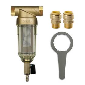 Wsp-50sl Ispring Acx2 Water Filter Easy Installation Push-fit Connectors 50-micron 1-stage