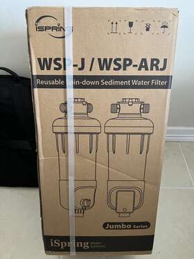 Wsp50arj-bp Ispring Spin-down Sediment Water Filter With Bypass Jumbo Size