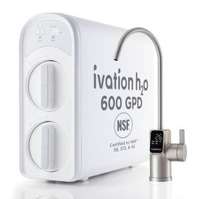 Ivation Ivarowp600gpd H2o 600 Gpd Reverse Osmosis Under Sink Tankless Water