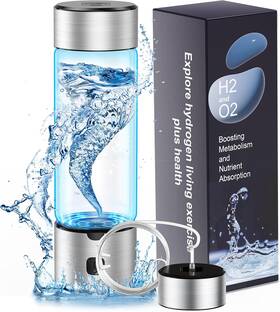 902040 Janoor Hydrogen Water Bottle 2025 Spe/pem Technology 3min To Transparent Silver