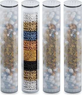 Hjbp1x Jonkean 4 Pack Shower Filter Replacement Cartridge Head For
