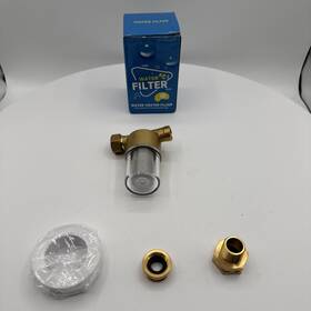 Keathdear W22-b 40 Micron Brass Spin Down Sediment Water Filter Washer Hose