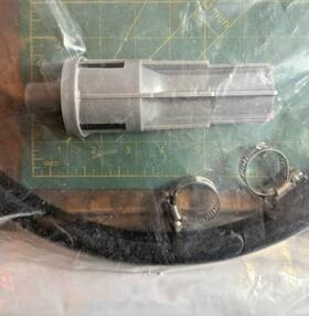 Keeney Pp855-69 2 Inch Plastic Water Softener Air Gap With 38 Hose