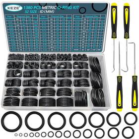 1380 Keze 689745281945 32 Size Pcs Metric Rubber O Rings Assortment Kit With 4 Pieces