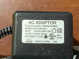 A1250cec Krystalklear Krystal Klear Water Softener 12v Power Transformer Ac Adapter#