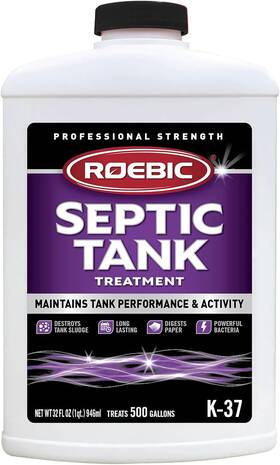 K-37-q Laboratories Inc. Septic Tank Treatment Removes Clogs Environmentally Friendly Bacteria E