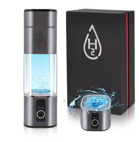 Sc6000 Lesage Hydrogen Water Bottle Generator 280ml Portable For Travel Purify Oxygen