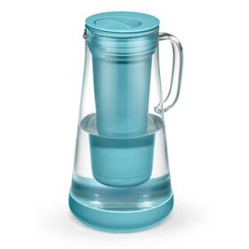 94659964 Lifestraw Home 7 Cup Glass Water Filter Pitcher With Silicone Base Juniper