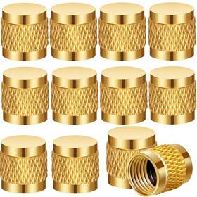 Mx201 Lizenoz 1/4 Flare Cap Round Brass With Neoprene O-ring Seal Hvac Valve Caps