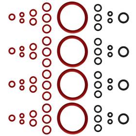 Me25us-f1043c Mesee 60pcs Silicone Seal O-ring Kit Coffee Machine Sealing Gasket Red