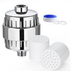 Jj524-glq Meticply Shower Filter 20 Stage Replacement Cartridge Hard Water 2pack Jj524-glq Meticply Shower Filter 20 Stage Replacement Cartridge Hard Water 2pack