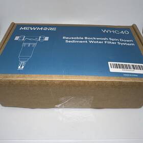 Whc40 Mewmore Reusable Backwash Spin Down Sediment Filter