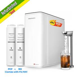 Wd800a0g Mizudo Used Reverse Osmosis System Instant Hot Water Dispenser 600 Gpd With 2 Filters