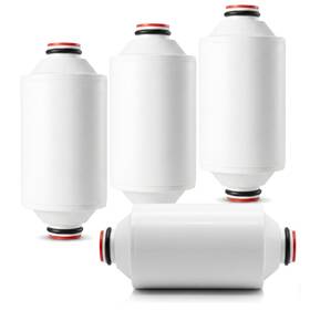 Molgoc Awp175-04 Awp175 Replacement Shower Filter For Wall-mounted 4 Pcs White