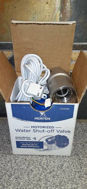 7379785 Morton Motorized Shut-off Valve Use With Wi-fi Water Softeners