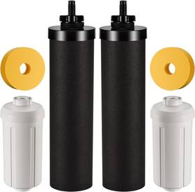 Ne-totoro 749666782003 Water Filter Replacement For Berkey- Black Filters And Fluoride Combo