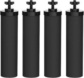 Nispira 810701034248 Premium Water Filter Black Element Cartridge Compatible With Berkey Counterto