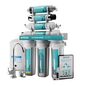 Wu-100gpd-np-uv-alk Nu Aqua 7-stage Alkaline Ultraviolet Reverse Osmosis System 100 Gpd
