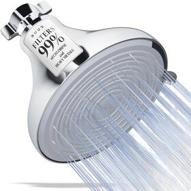 Nuud 990312329695 Filtered Shower Head - Removes Chlorine Heavy Metals And Chrome
