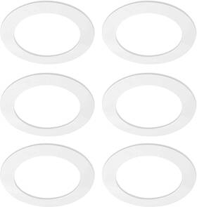Ol-39476 Ohlectric - Led Light Trim Ring For Ceiling And Wall 4 Inch Metal Goof 6