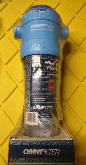 Omnifilter 047087201258 U26 Complete Whole Household Water Filter 3/4 Inch Npt With Wrench New