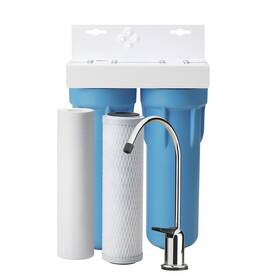 Moot32-s-s18 Omnifilter Dual Stage Under Sink Water Filtration System Lead Cysts Taste And Odor Filter Moot32-s-s18 Omnifilter Dual Stage Under Sink Water Filtration System Lead Cysts Taste And Odor Filter