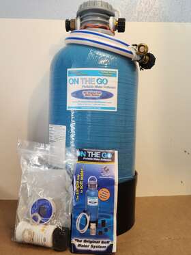 Otg-4 On The Go Otg4-dblsoft Double Standard Portable Water Softener System Rv Boat And Spa