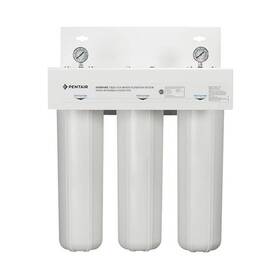 Pentair Everpure Ev9325-45 Cb20-312e 3-stage Carbon Water Filter System 20 Gal With Gauges