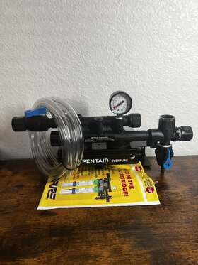Ev3111-71 Pentair Qc7i Everpure Twin/insurice Twin Filter Head Manifold Rev F