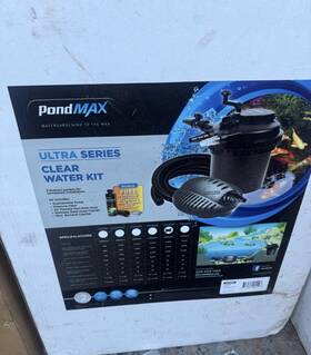 23ps276 Pondmax Ultra Series Clear Water Kit Cw4800 And Filter