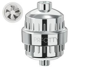 Prf001-ch-pro Prfctty 25-stage Shower Filter Prevents Scale Buildup Revitalize Hair Skin And Chrome