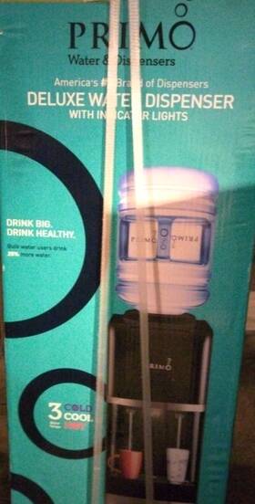 T261 Primo Water Dispenser 3 Temp 5 Gallon Stainless Steel