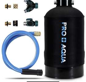 Fba-ws-p-16 Pro Aqua Portable Rv Water Softener Grade 16 000 Grain Trailers Boats Car Washing