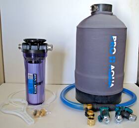 Ws-p-16-bndl Pro Aqua Inline Rv Water Treatment Installation Kit Indoor Outdoor Bundle