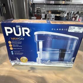 Pur Cr-0850z Classic 18 Cup Water Filtration Dispenser Blue/white Carbon/ion Exchange