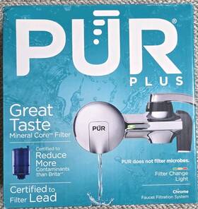 Pfm400hvp Pur Filtration Plus Chrome Faucet Horizontal Mount Water System New