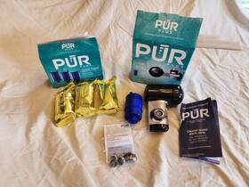 Phn2000 Pur Plus Faucet Filtration System Black And Chrome 3 Filters 100 Gal Capacity