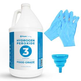 3fgper1g Purechem Pros 3% Food Grade Hydrogen Peroxide 1 Gallon - No Added Stabilizers Made Inch