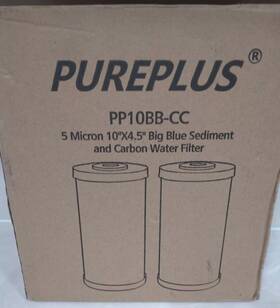 Icp-pp10bb-cc-2p-b Pureplus 2 Pack Water Filter Replacement Cartridge Activated Sediment Carbon