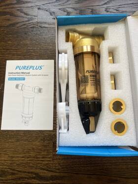Mg3001 Pureplus Pure Plus Spin Down Sediment Filtration System With Scrapper