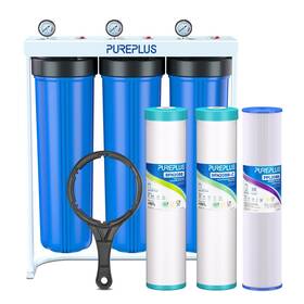 Rfn20bb-c Pureplus Ppl20bb Rfn20bb 20-inch 3-stage Whole House Water Filter Home Filtration System Pl
