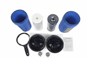10x4.5in Pureplus Wfm10bb2 2-stage Whole House Water Filtration System With Univ Housing