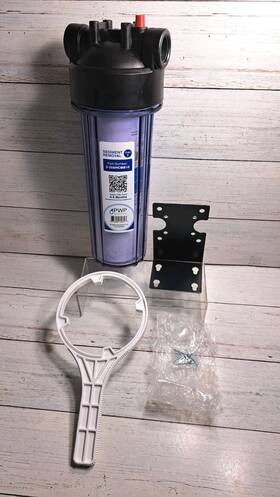3-25shcmb10 Pwp Sediment Water Filtration System With Clear 2.5x 10 Housing 3/4 Inch Ports Removes