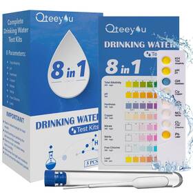 Qteeyou 313036578550 2025 Upgraded 8 In 1 Home Drinking Water Testing Kits 5pcs Independent Bag Hous
