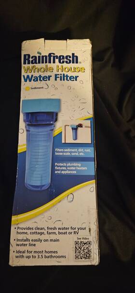Fc100-dirt Rainfresh Whole House Sediment Water Filter- 15496