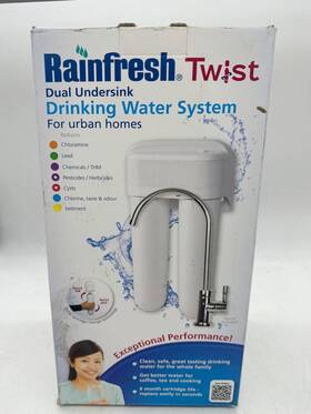 Qs2x Rainfresh Dual Twist Undersink Drinking Water Filtration System