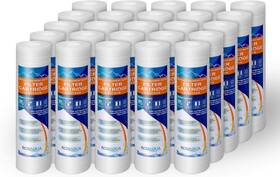25sg-5m Ronaqua 25 Pack Grooved Sediment 5 Micron Water Filters Cartridge 2.5 Inch X 10