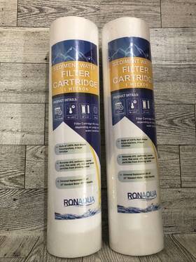 2s-20m Ronaqua 2 Sediment 20 Micron Water Filter Cartridges 2.5 Inch X 10 For Reverse Osmosis